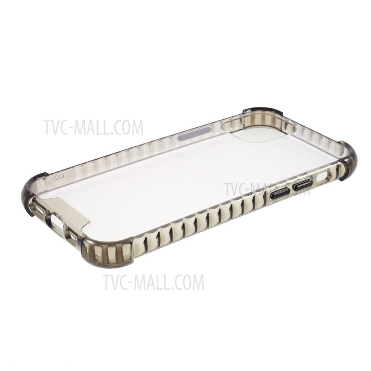 Crystal Clear Acrylic + TPU Phone Cover Case for iPhone 12 mini - Black-5