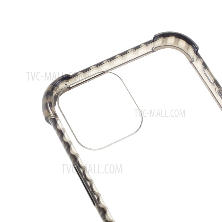 Crystal Clear Acrylic + TPU Phone Cover Case for iPhone 12 mini - Black-8
