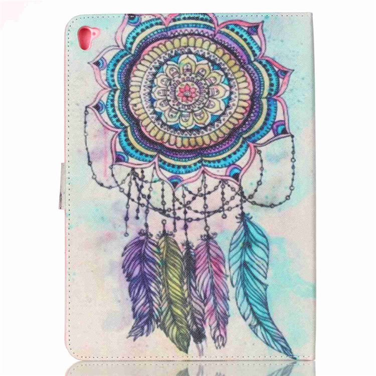 Smart Leather Card Holder Case for iPad Pro 9.7 inch - Mandala Dream Catcher-3
