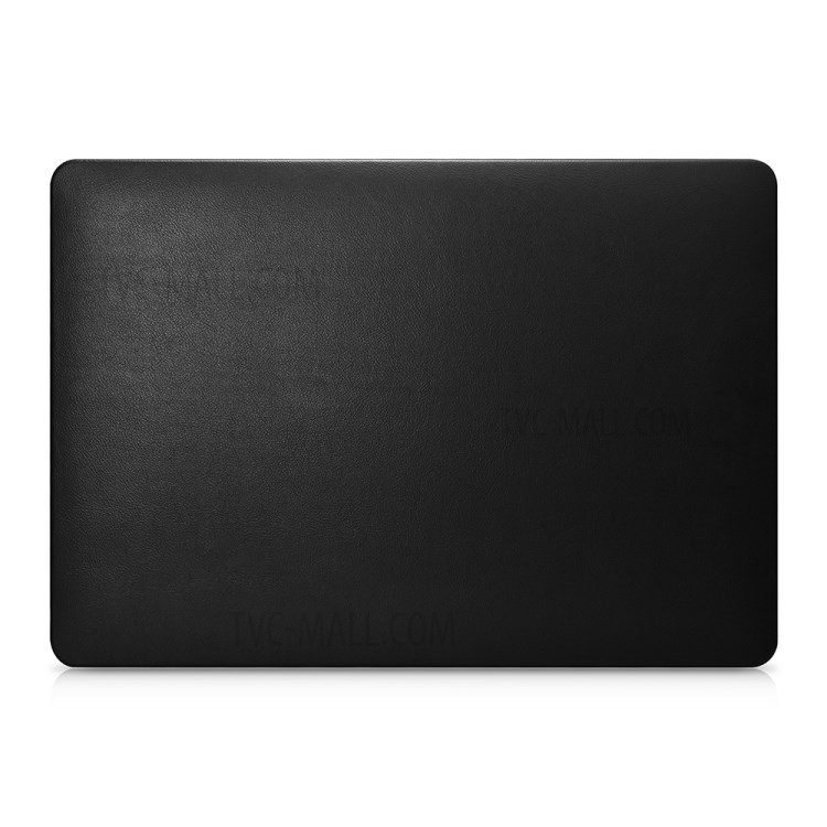 PC + PU Leather Protective Case for MacBook Pro 16-inch (2019) - Black-11