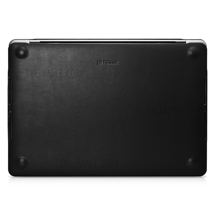 PC + PU Leather Protective Case for MacBook Pro 16-inch (2019) - Black-12