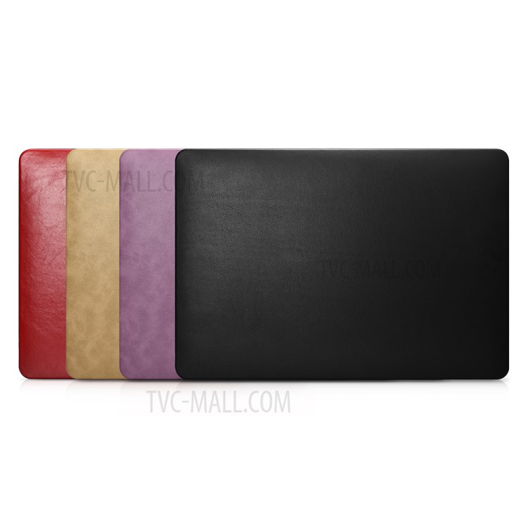 PC + PU Leather Protective Case for MacBook Pro 16-inch (2019) - Black-14