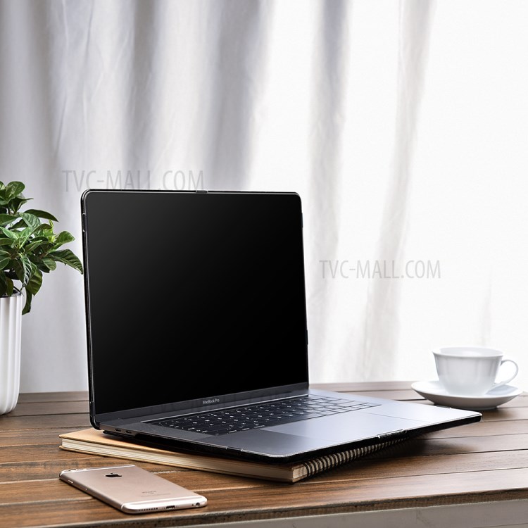 PC + PU Leather Protective Case for MacBook Pro 16-inch (2019) - Black-15
