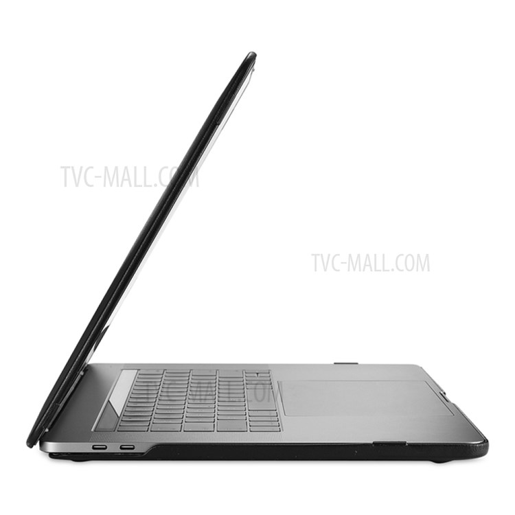 PC + PU Leather Protective Case for MacBook Pro 16-inch (2019) - Black-3
