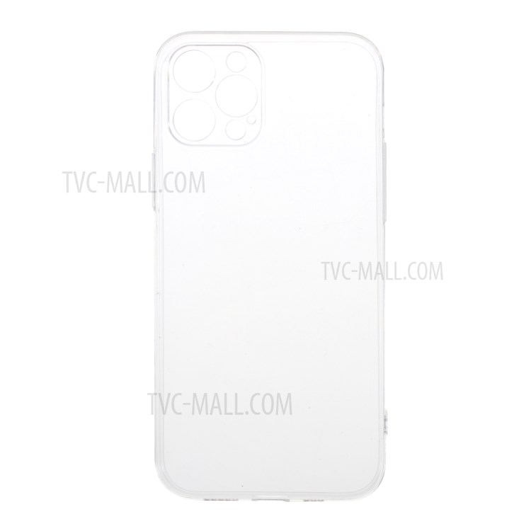Precise Cutting for iPhone 12 Pro Thickened Clear TPU Phone Case-1