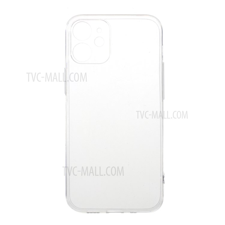 Precise Cutting Thickened Clear TPU Phone Case for iPhone 12 Mini-1