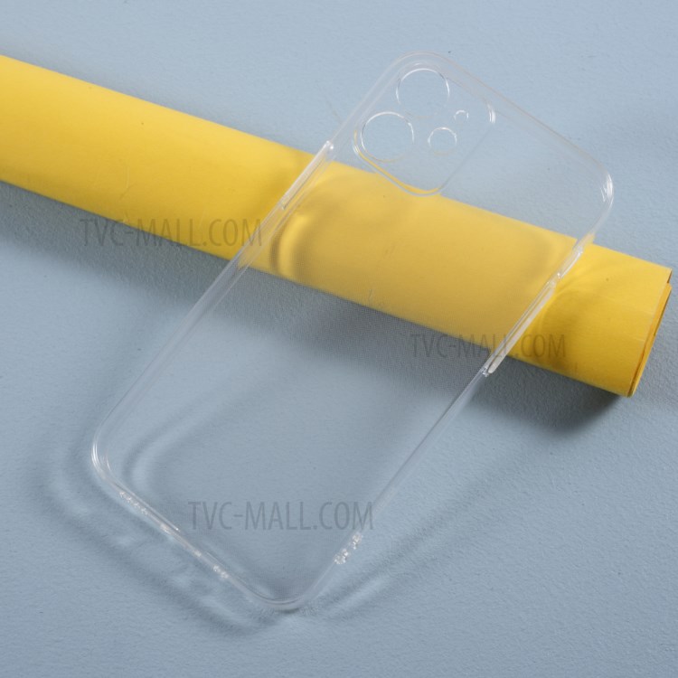 Precise Cutting Thickened Clear TPU Phone Case for iPhone 12 Mini-2