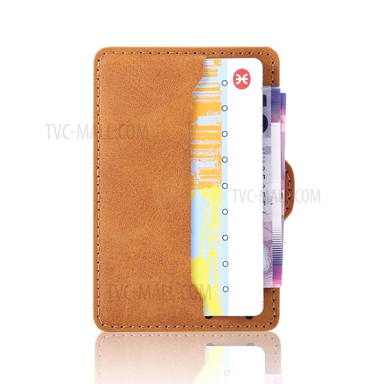 Magnetic Destacável 2-in-1 Stand Wallet Telefone Caixa Com Pulseira Para Iphone 12/12 Pro - Marrom Claro-22