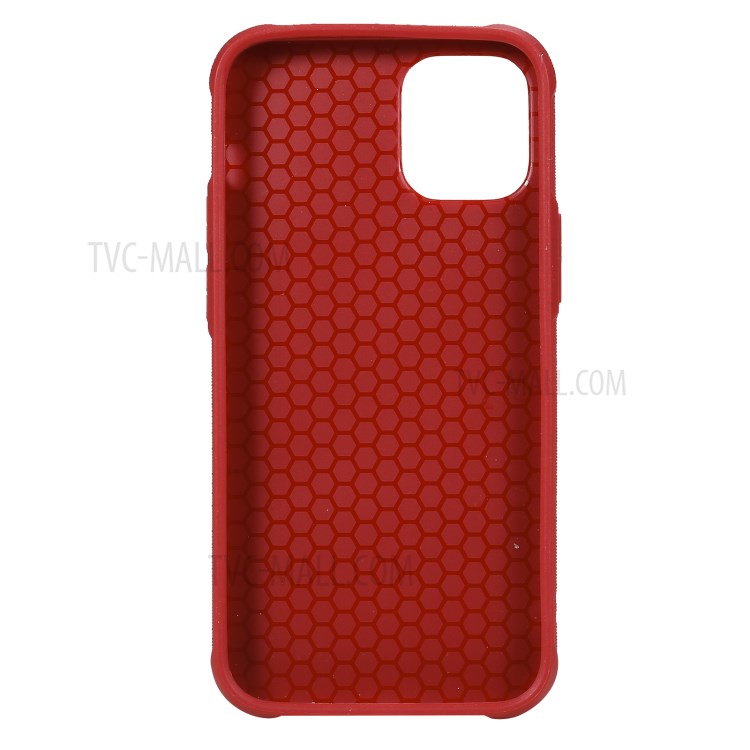 Caso De Carteira De Suporte De Telefone Magnético 2-in-1 Para IPhone 12 Mini - Vermelho-21