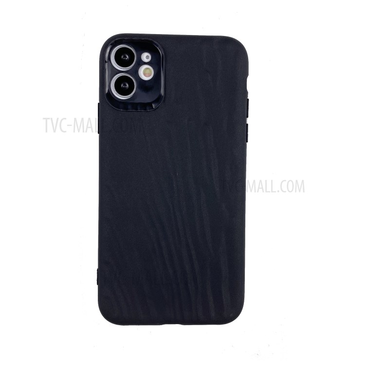 Quicksand Texture Soft TPU Protective Case for iPhone 12 Pro Max - Black-1
