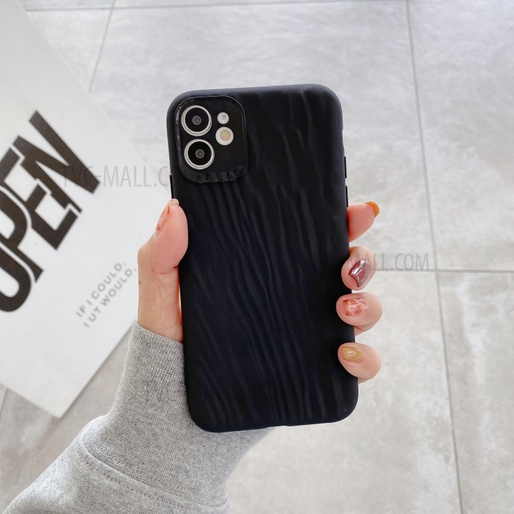 Quicksand Texture Soft TPU Protective Case for iPhone 12 Pro Max - Black-3