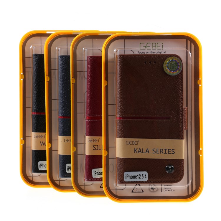 Funda Para Teléfono De La Serie De La Serie De Cuero Genuino De Gebei Yaqi Para IPhone 12 Mini - Negro-16
