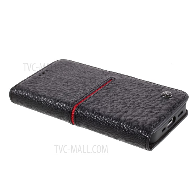 Funda Para Teléfono De La Serie De La Serie De Cuero Genuino De Gebei Yaqi Para IPhone 12 Mini - Negro-4