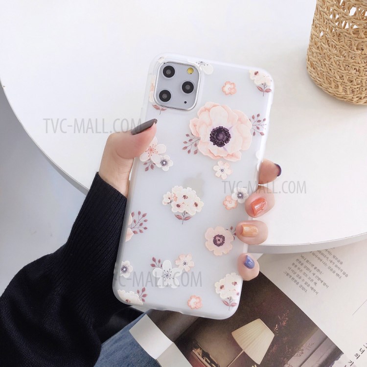 Blossom Fantasy Series Pattern Flower Flower TPU Funda Para Teléfono Para IPhone 12 Pro Max - Estilo A-1