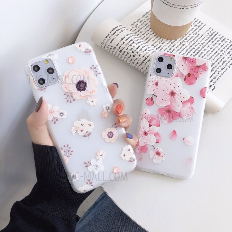 Blossom Fantasy Series Pattern Flower Flower TPU Funda Para Teléfono Para IPhone 12 Pro Max - Estilo A-2