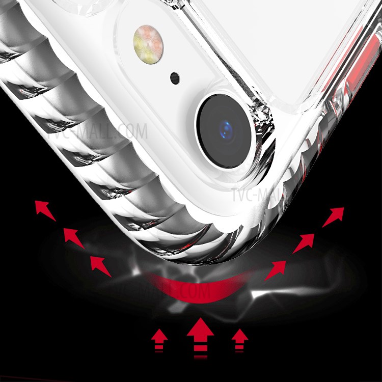 Anti-Drop TPU + PC Shock Absorption Hybrid Phone Shell Case for iPhone 7/8/SE (2nd Generation) - Pink-3