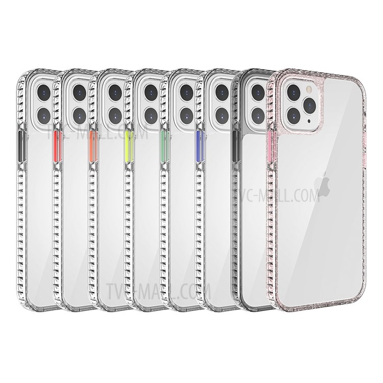 Super Anti-Drop and Shock Absorption Hybrid Phone Shell Case for iPhone 12 Pro Max - Pink-7