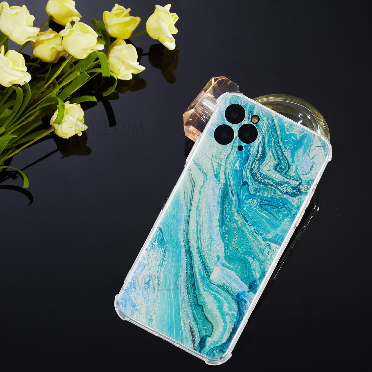 Shockproof Pattern Printing TPU Case for iPhone 11 6.1-inch - Marbling Texture-3