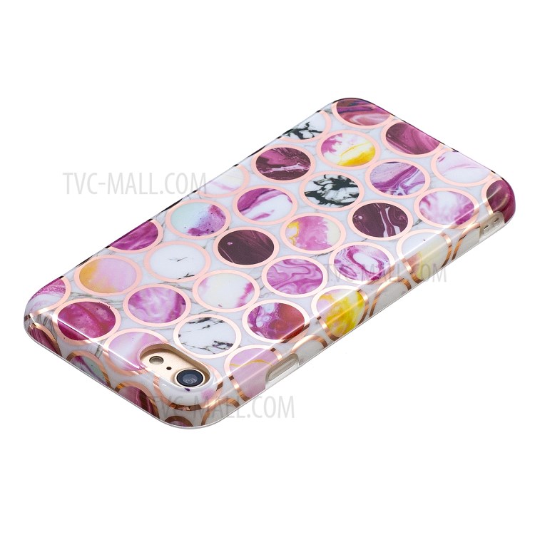 Electroplating IMD TPU Cover Case for iPhone SE (2nd Generation)/8/7 - Style A-5
