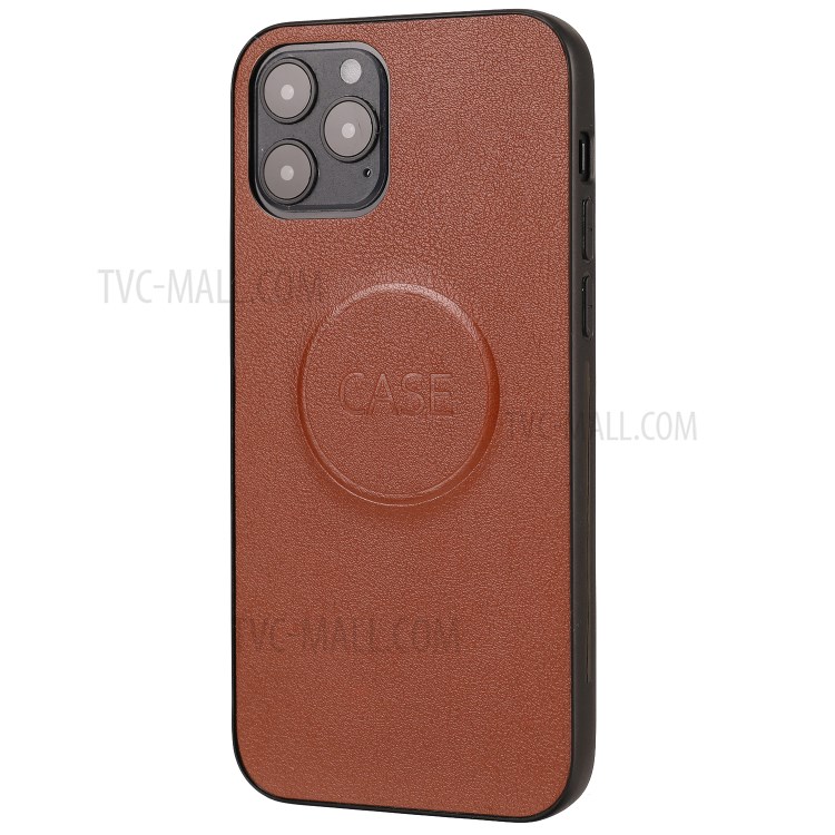 PU Leather Wallet Cell Phone Shelf Cover with Detachable Inner TPU Case for iPhone 12 Pro Max - Brown-6