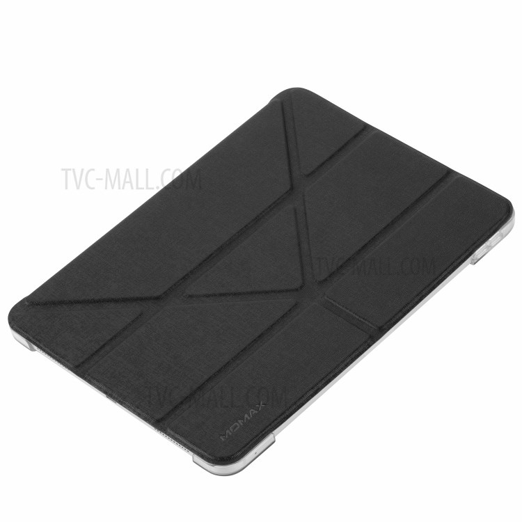 MOMAX PC + PU Flip Stand Case Ultra Slim Tablet Protective Shell for iPad Air (2020) - Black-5