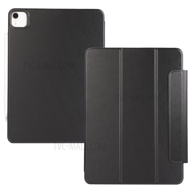 Movable Magnetic Buckle PU Leather Tablet Cover Shell for iPad Pro 11-inch (2018)/(2020)/Air (2020) - Black-1