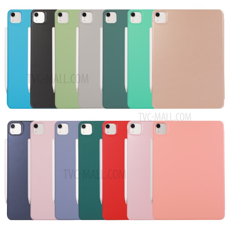 Movable Magnetic Buckle PU Leather Tablet Cover Shell for iPad Pro 11-inch (2018)/(2020)/Air (2020) - Black-3
