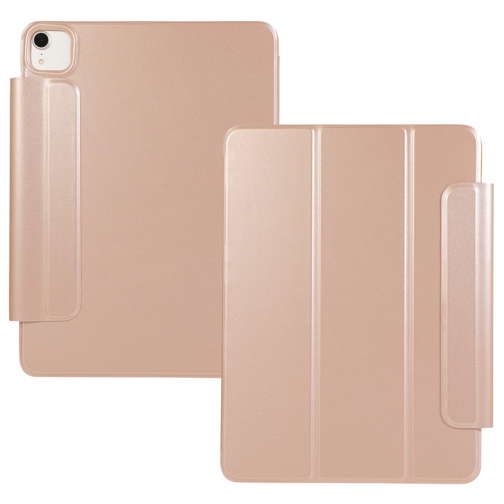 Hard PC + PU Leather Tablet Cover Shell with Magnetic Buckle for iPad Pro 12.9 (2022) / (2021) / (2018) / (2020) - Gold