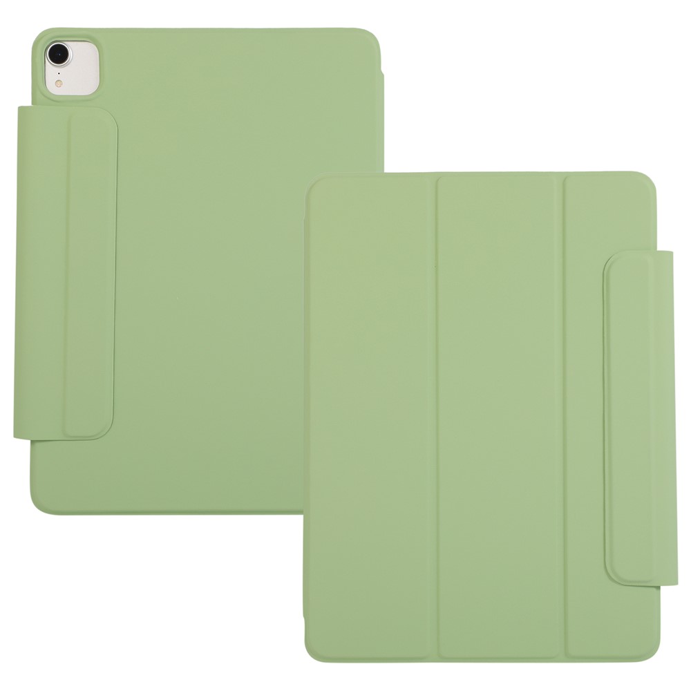 Hard PC + PU Leather Tablet Cover Shell with Magnetic Buckle for iPad Pro 12.9 (2022) / (2021) / (2018) / (2020) - Light Green