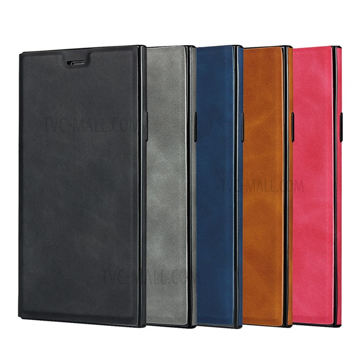 Silky-Feeling TPU + PU Leather Phone Cover for iPhone 11 Pro - Black-10