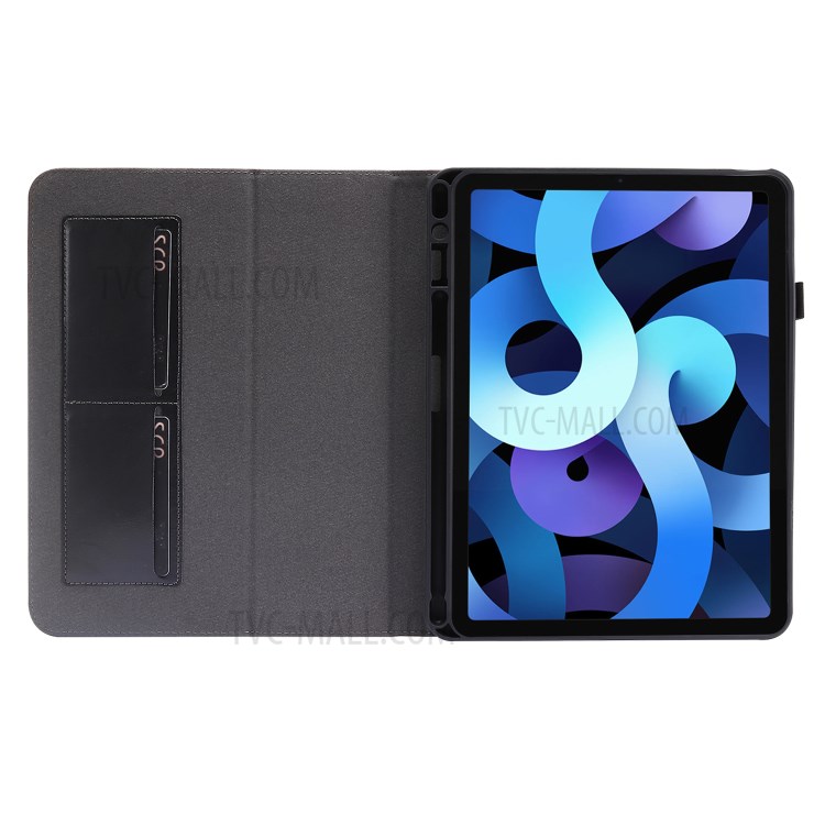 Crazy Horse Texture Two-Fold Design Leather Case for iPad Pro 12.9-inch (2020) - Black-8