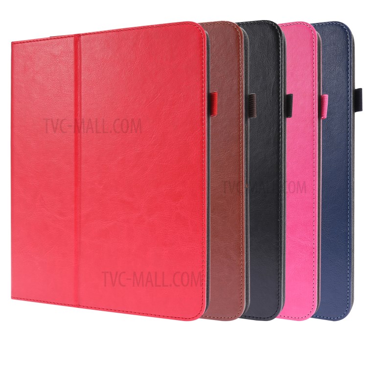 Crazy Horse Texture Two-Fold Design Leather Case for iPad Pro 12.9-inch (2020) - Black-9