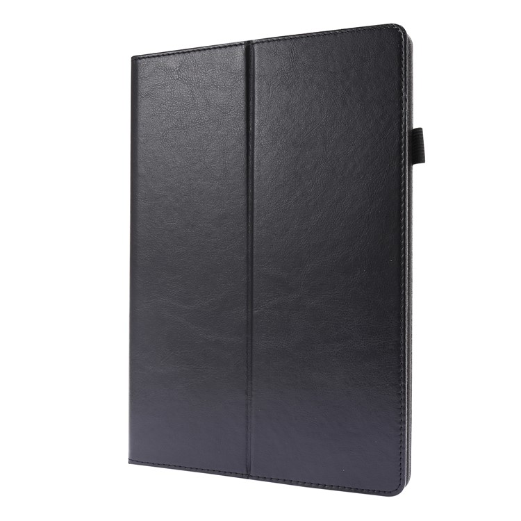 Crazy Horse Texture Leather Two-Fold Design Case for iPad 10.2 (2020) - Black-2