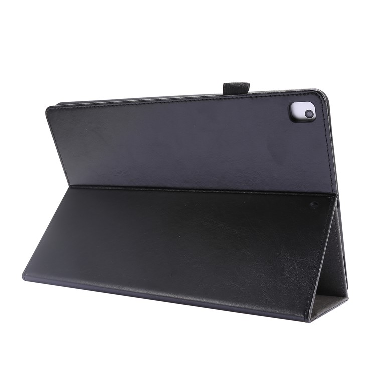Crazy Horse Texture Leather Two-Fold Design Case for iPad 10.2 (2020) - Black-5