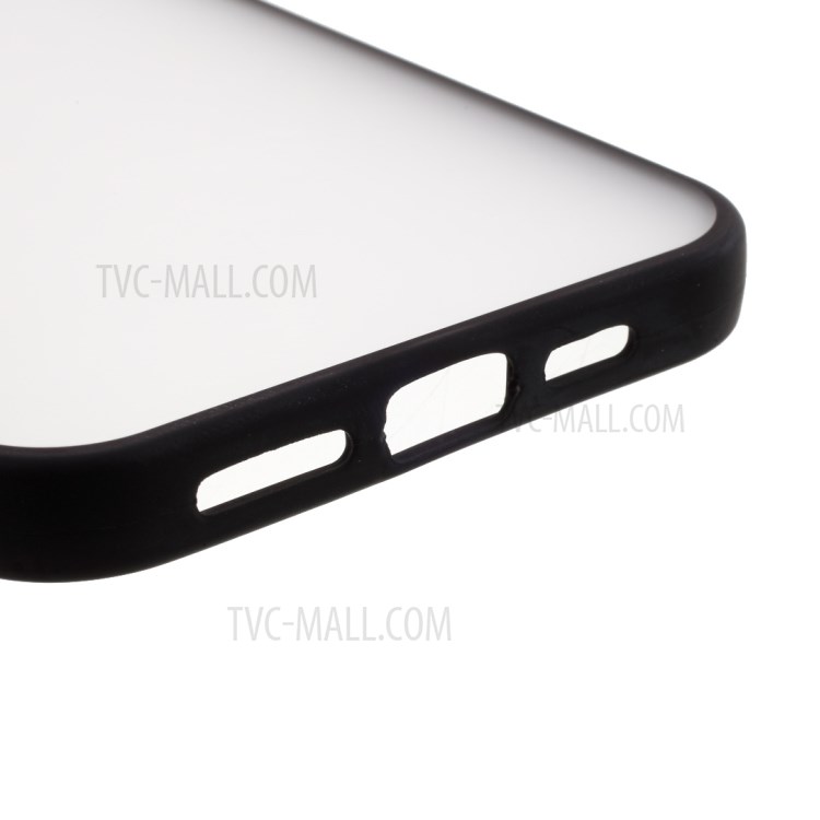 Matte PC + TPU Hybric Case with Slide Camera Cover for iPhone 12 Pro Max - Black-9