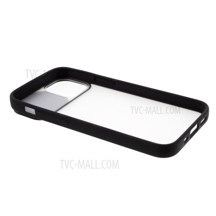 Matte PC + TPU Phone Case with Slide Camera Cover for iPhone 12 Mini - Black-8