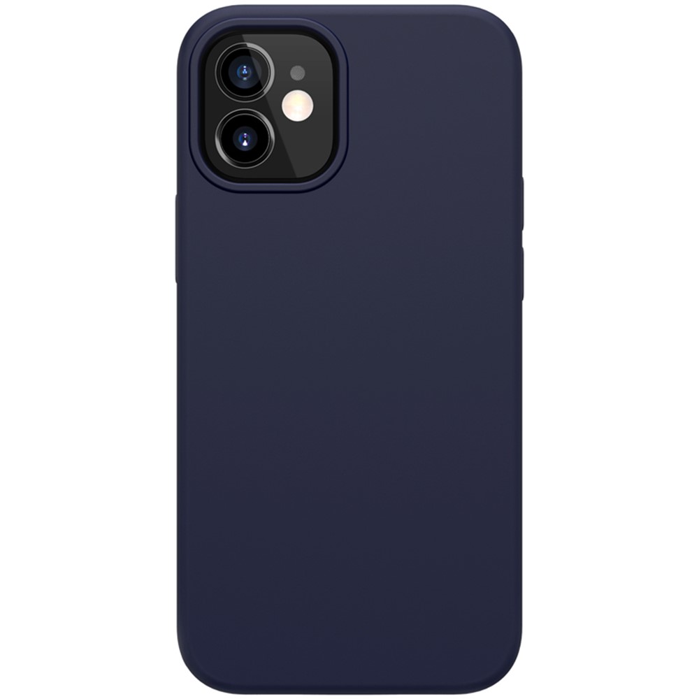 NILLKIN Smooth Surface Magnetic Absorption Liquid Silicone Cover for iPhone 12 mini - Blue