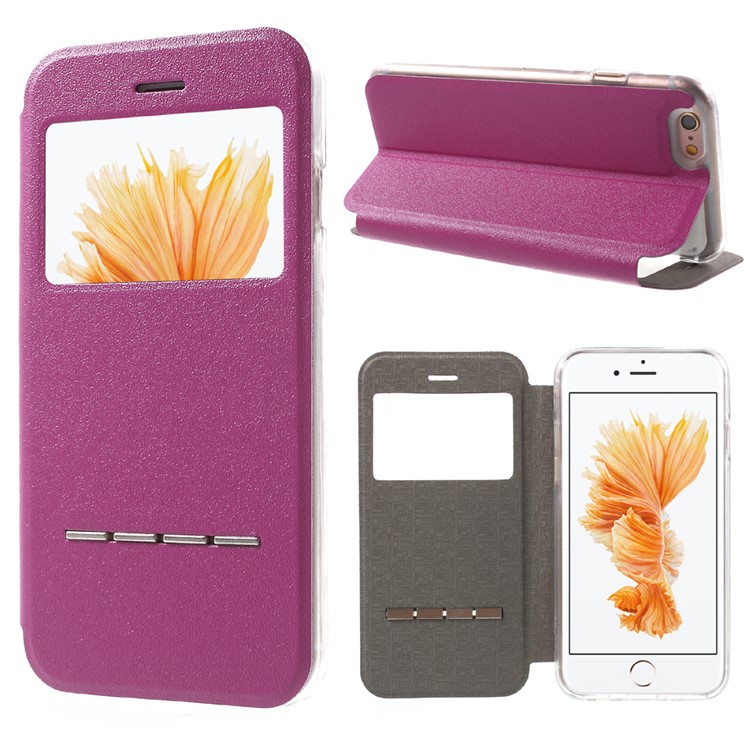 

Slide to Answer Window View Leather Cover for iPhone 6s/6 4.7 - Rose, iPhone 6s