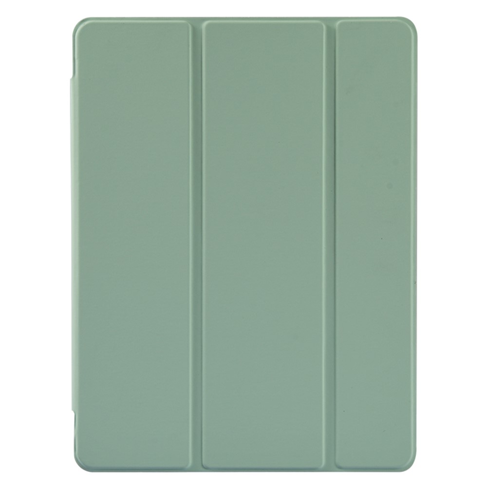 Leather Cover + Transparent TPU Inner Case with Pen Slot for iPad Air (2020)/Pro 11-inch (2018) - Light Green-2