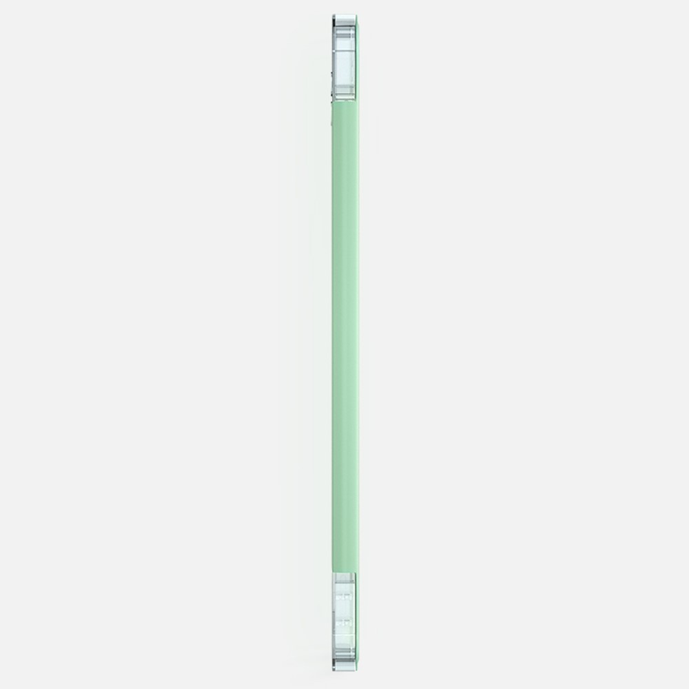 Leather Cover + Transparent TPU Inner Case with Pen Slot for iPad Air (2020)/Pro 11-inch (2018) - Light Green-4