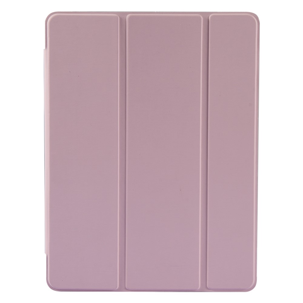 Leather Cover + Transparent TPU Inner Case with Pen Slot for iPad Air (2020)/Pro 11-inch (2018) - Pink