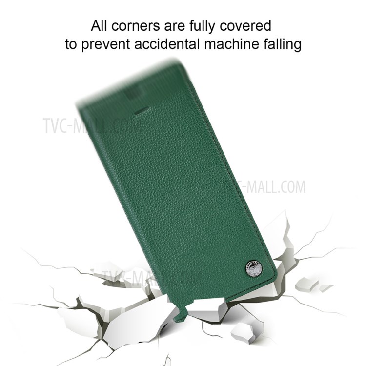 Drop-proof TPU + PU Leather Case with Wallet and Stand for iPhone 12 mini - Green-3