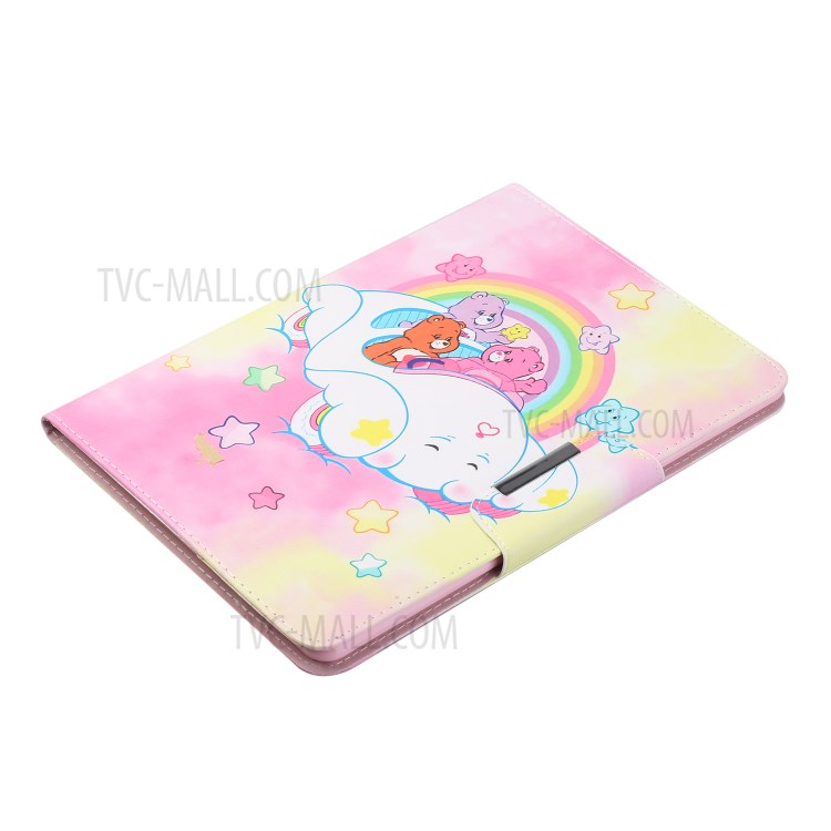 Pattern Printing Wallet Stand Leather Case for iPad Air (2013)/Air 2/Pro 9.7 inch (2016)/9.7-inch (2017)/9.7-inch (2018) - Rainbow and Bear-4