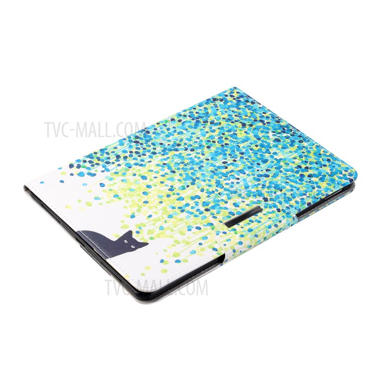 Auto-Sleep-and-Wake Function Pattern Printing Leather Wallet Stand Protective Case for iPad Air (2020)/Pro 11-inch (2020) - Black Cat-5