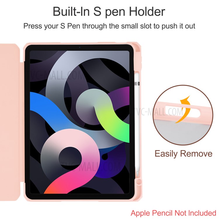 Shop Transparent Back Cover Stand Builtin Pen Holder Tablet Case Shell