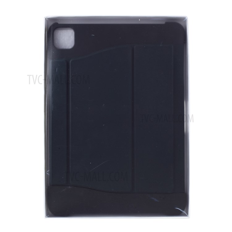Drop Absorption Soft Silicone Case with Kickstand for iPad Air (2020)/Pro 11-inch (2020)/Pro 11-inch (2018) - Black-14