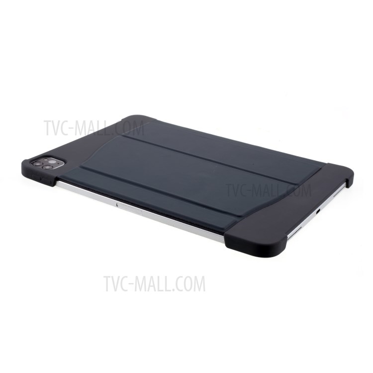 Drop Absorption Soft Silicone Case with Kickstand for iPad Air (2020)/Pro 11-inch (2020)/Pro 11-inch (2018) - Black-4