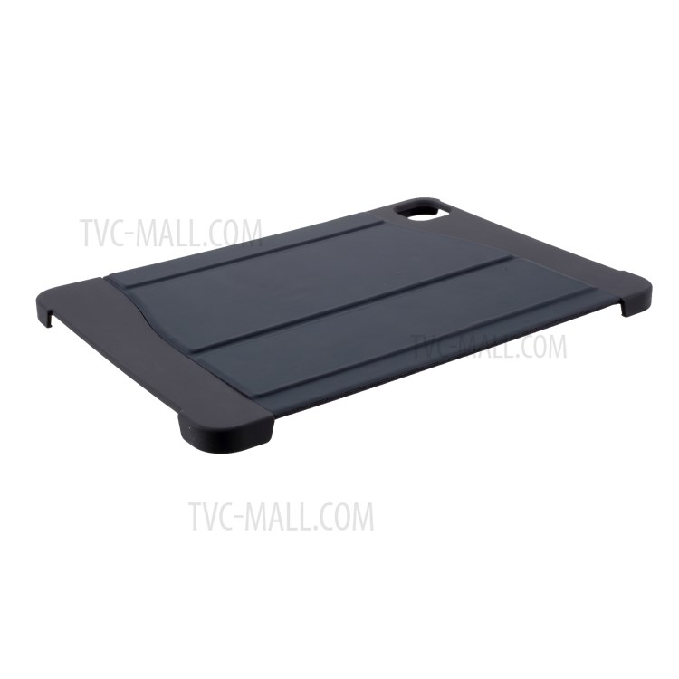 Drop Absorption Soft Silicone Case with Kickstand for iPad Air (2020)/Pro 11-inch (2020)/Pro 11-inch (2018) - Black-7
