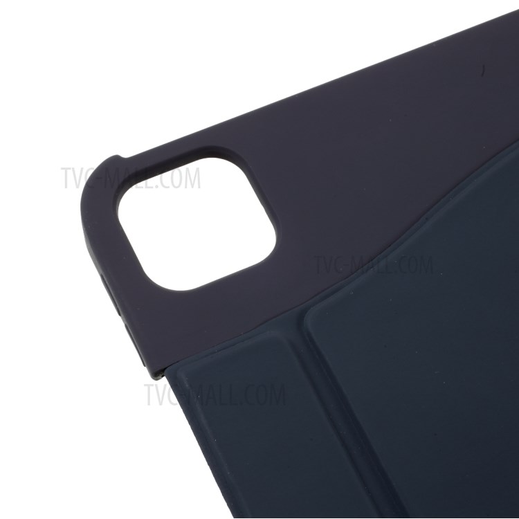 Drop Absorption Soft Silicone Case with Kickstand for iPad Air (2020)/Pro 11-inch (2020)/Pro 11-inch (2018) - Black-9