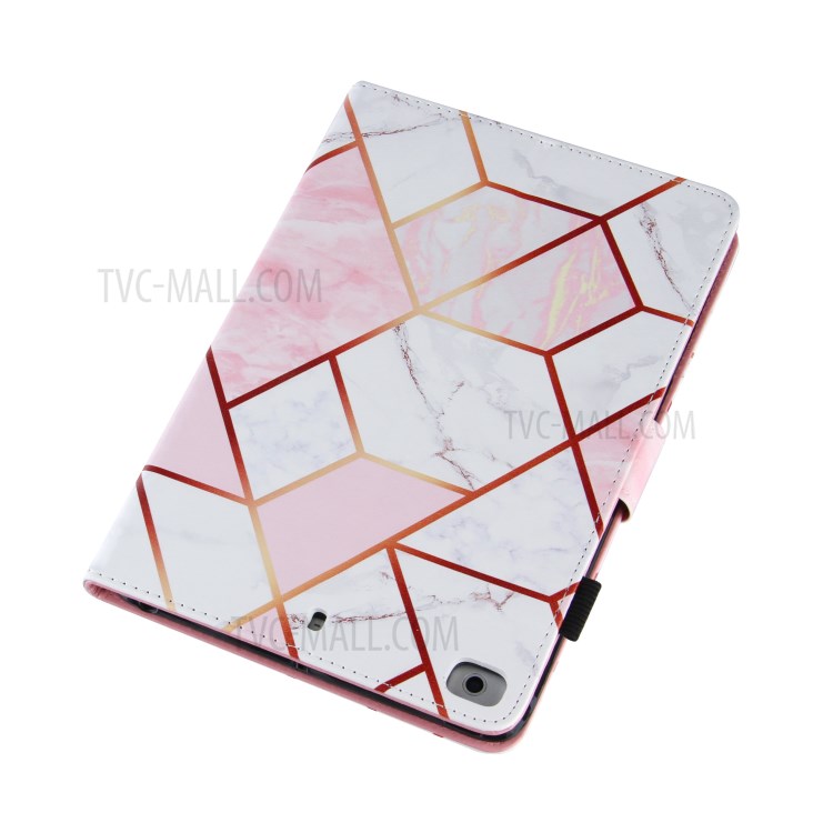 Electroplating Marble Splicing Tablet Cover Case for iPad mini/mini 2/mini 3/mini 4/mini (2019) 7.9 inch - Pink-6